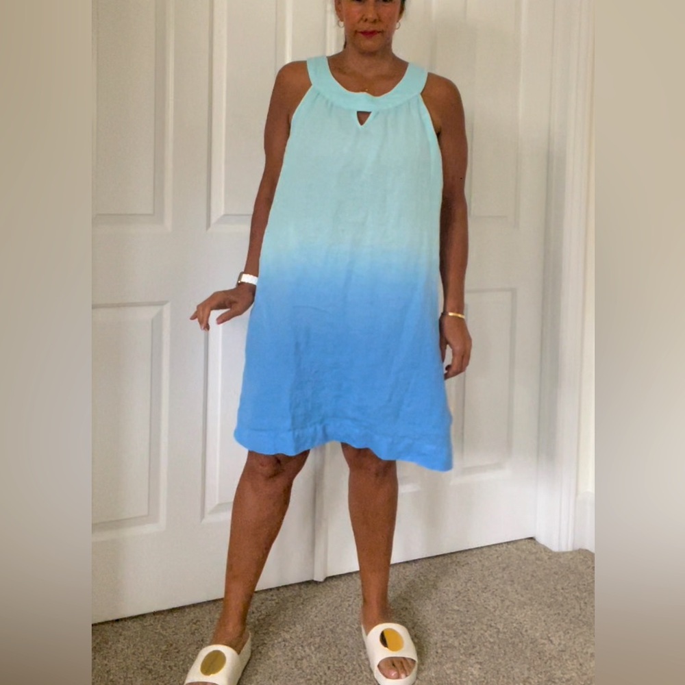 Tommy Bahama Ombré Linen Sundress Size XL